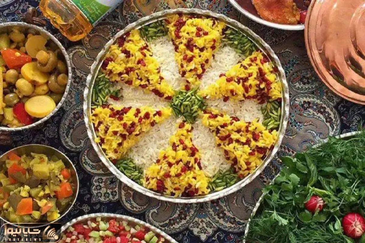 ایده های خلاقانه؛ دو مدل تزئین برنج با زرشک و زعفران