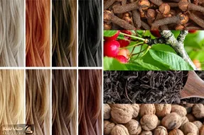 فرمول های شگفت انگیز برای تهیه رنگ موی طبیعی از مواد خوراکی / از بلوند بگیر تا شرابی