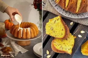طرز تهیه کیک کدو حلوایی با بهترین دستور / پف زیاد و بافت و طعم این کیک بی نظیره