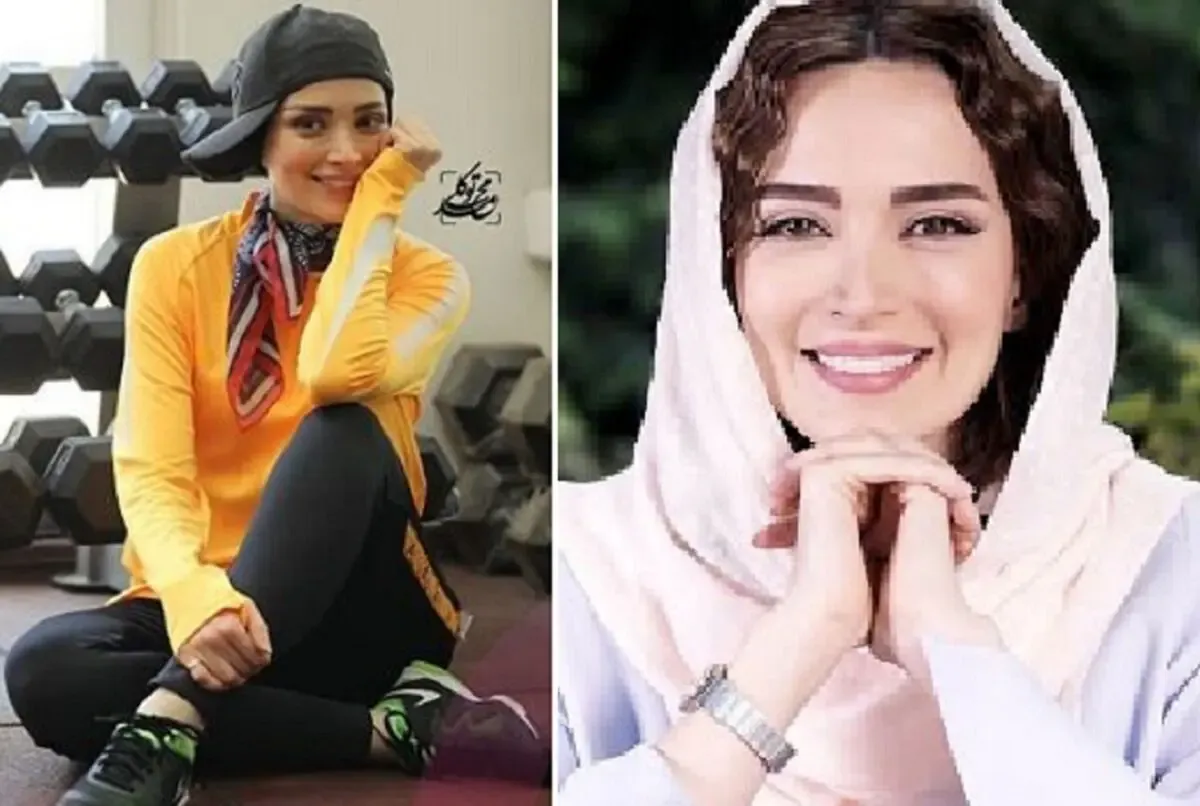 خانم بازیگر با تیپ نا متعارف و سگ و گربه در پارک!