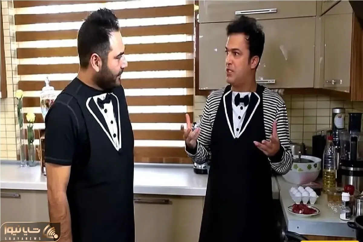 سکانس خندان/آشپزی حامد آهنگی با رویا میرعلمی بعدرقصش میگیره شروع میکنه قر دادن