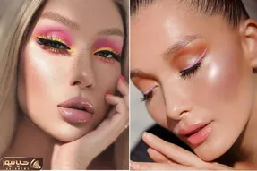 خط چشم های مشکی و ساده دیگه مد نیستن، با خط چشم رنگی ترند و گرافیکی آرایش کن!
