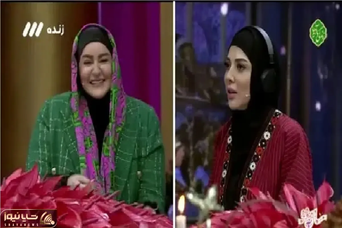 سوتی خندان؛ نعیمه نظام دوست رو آنتن زنده میتقلبه و لو میده/ لیلا اوتادی و مجری پوکیدن