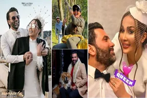 نیکبخت و زنش با کلی ژل و بوتاکس رفتن قاطی مدلااا؛ جفتی فیسارو کوبیدن از نو ساخیدن!