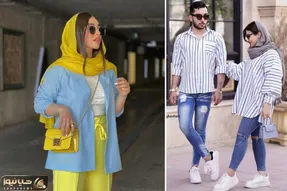 اینجوری تیپ دونفره بزن برای ...! سه نقطه رو دیدی؟ ستای ژذاب واسه خانوم مانتویی و آقاش