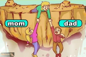 بازی فکری؛ خودتو به چالش بکش بگو جای بچه بودی مامانت یا بابات رو نجات میدادی؟