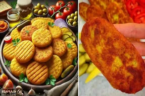 طرز تهیه کوکو سیب زمینی ترد و خوشمزه / اینجوری درست کنید حسابی پفکی میشه