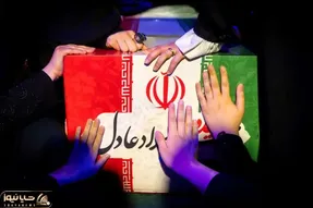 تصاویر مراسم وداع با شهیده زهرا حداد عادل با حضور خانواده در مدرسه فرهنگ