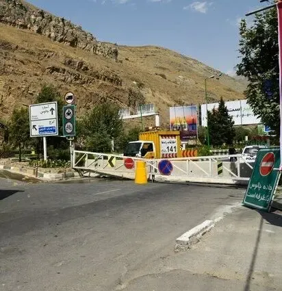 جاده چالوس مسدود است