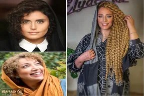زیباترین بازیگران زن ایرانی که رو کَلشون سیم تلفن کاشتن؛ گیس فرفریای سینما که میگن اینان