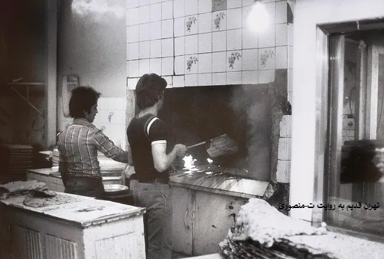 تهران - کبابی در اطراف بازار دهه 50 تهران - کبابی در اطراف بازار دهه 50