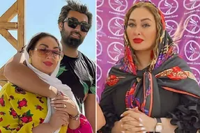 الهام حمیدی پیش آقای دکتر چه ناز شده؛ خانوم لاکشو با کراوات دُکی ست کرد!
