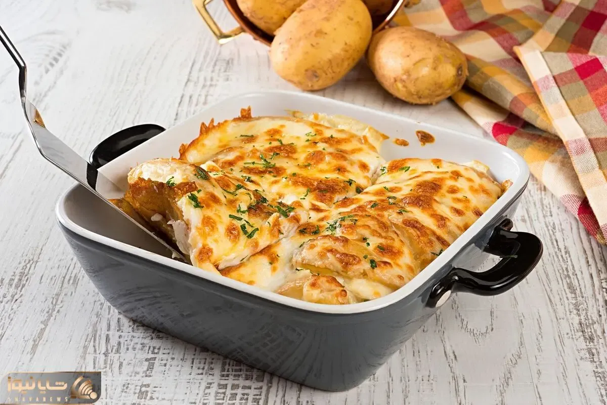 آموزش آشپزی؛ گراتن سیب زمینی حرفه ای