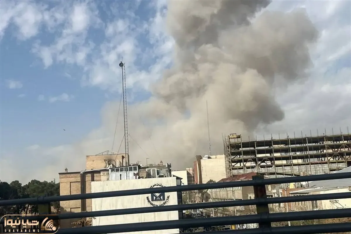 (عکس) شنیده شدن صدای انفجار در تهران
