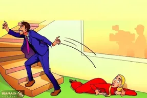 بازی فکری؛ بگو چرا آقا خانومش رو هول داده؟