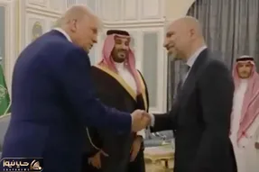 (ویدیو) ایرانی کنار ترامپ و بن سلمان کیست؟