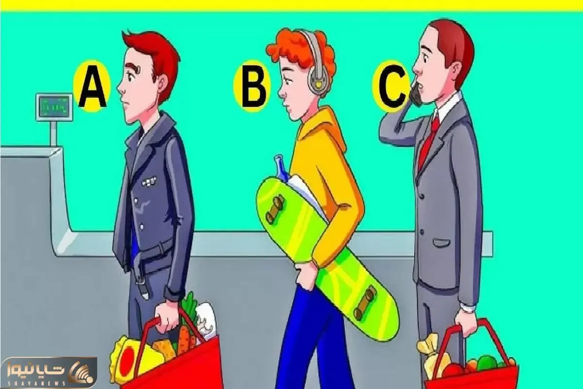 بازی فکری؛اگه با هوشت همه رو به ستوه و درد آوردی بگو کدوم توی صف پدره و مسئولیت پذیر