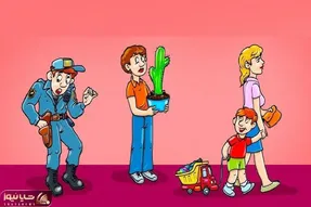 بازی فکری؛ 5 ثانیه سارق اسلحه پلیس رو پیدا کن!