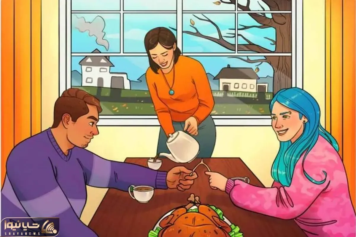 بازی فکری؛ اگه سرشار از هوش هتی بگو تو این دورهمی غذایی باحال چی اشتباه است؟