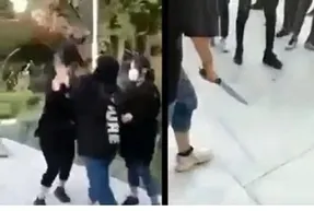 ویدیو تازه از دعوای هلیا قمه کش با مونا؛ بگو گ...خوردم!