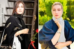مانتو زیادی بلند محیا دهقانی الانه که زمینو جارو کنه؛ بازیگر ساده نجلا دکمه رو ندوست!