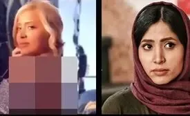 کشف حجاب بازیگر سریال همگناه ؛  ادامه کشف حجاب سریالی هنرمندان