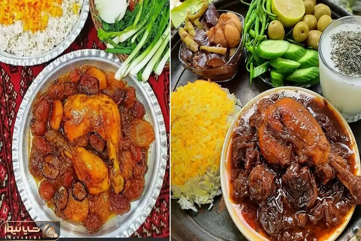 طرز تهیه خورش آلو مسما اصیل گیلانی با مرغ/ طعم ملس و عالی این غذا رو از دست نده