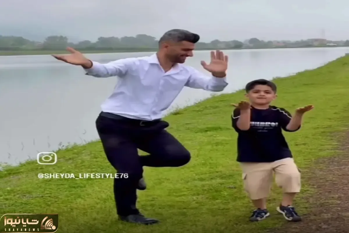 آواز محلی؛ پدر و پسر با آهنگ جمیله جوری آذری رقصیدن مثال غزال تیز پا سرعت و مهارت 20