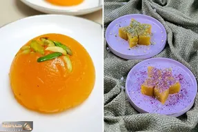 طرز تهیه حلوای کاستارد ساده و فوری / یه دسر خوشمزه و عالی با مزه متفاوت