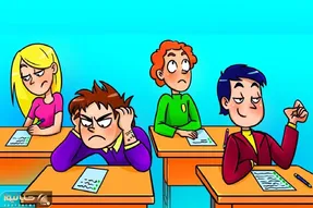 بازی فکری؛ اگه جسم و روحت از هوشه بگو کدوم از بچه ها داره تقلب جانانه میکنه؟