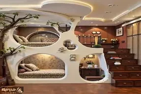 معماری خلاقانه؛ باورکردنی نیست فسقل جا رو جوری طراحی کرد دوتا اتاق مجزا از توش دراومد