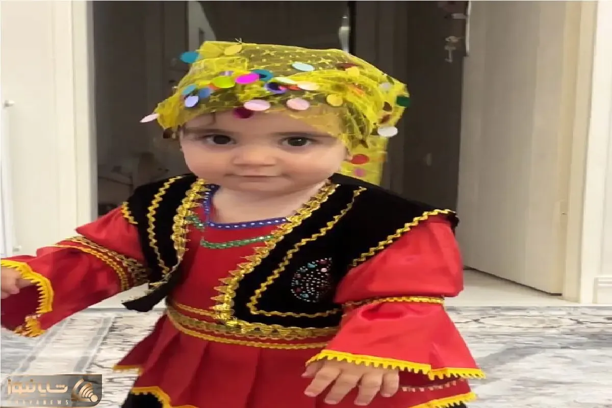 آواز شاد؛ دختربچه فنقلو با لباس و آهنگ گیلکی یه رقصی رفت دلت براش قنج میره