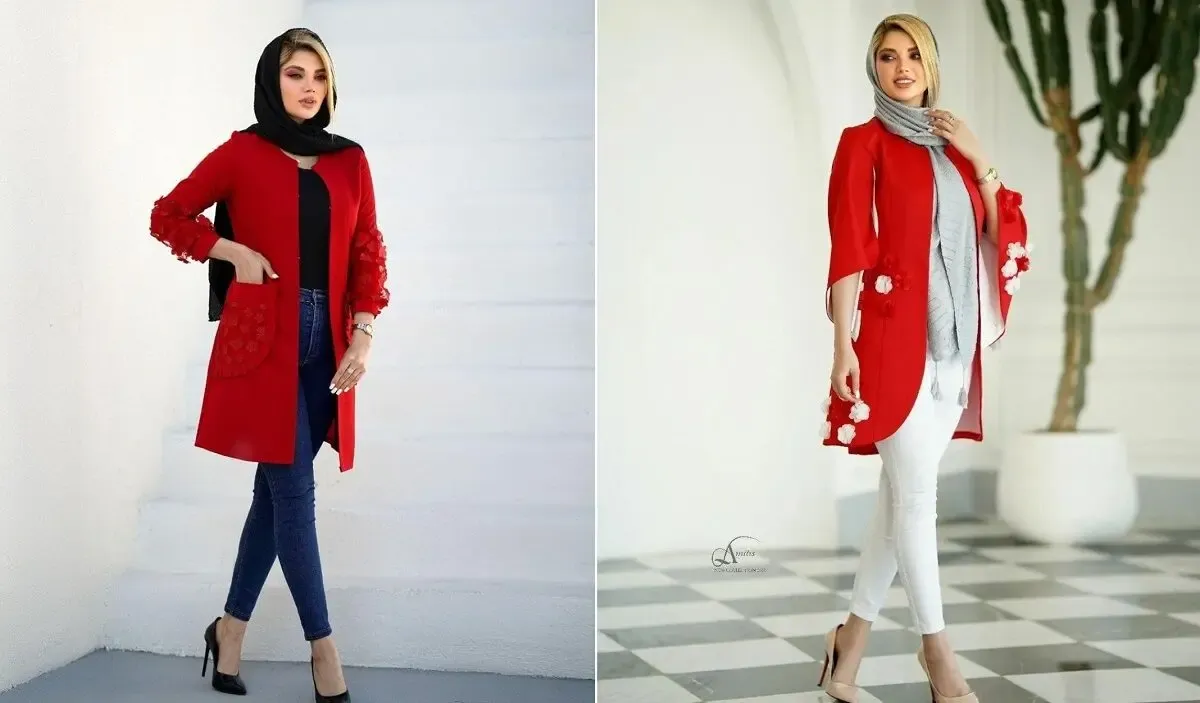 مانتوی قرمزُ با شلوار چه رنگی ست کنیم؟