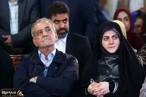 عکس جالب از لحظه ورود مسعود پزشکیان به کرمانشاه