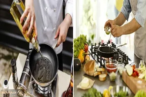 خداحافظ لکه‌ های روغن، آشپزی تمیز با چند ترفند ساده/ نگران پاشیدن روغن روی گاز نباش