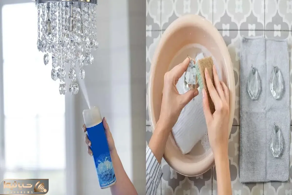چطور لوستر کریستالی رو مثل روز اول براق کنیم؟/با این روش‌ ها دوباره مثل آینه میشن