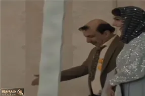 آواز شاد؛ رقص عباس جمشیدی فر با فرفریاش برای الیکا تو عروسی که گرفته دستش