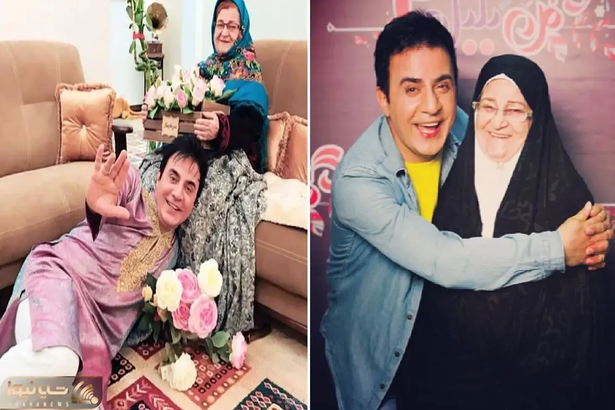 (ویدیو) عمو پورنگ به سوگ مادر نشست + علت فوت
