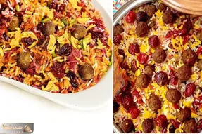 طرز تهیه آلبالو پلو بسیار خوشمزه / اینجوری بپزید میشه خوشمزه ترین آلبالو پلوی عمرتون