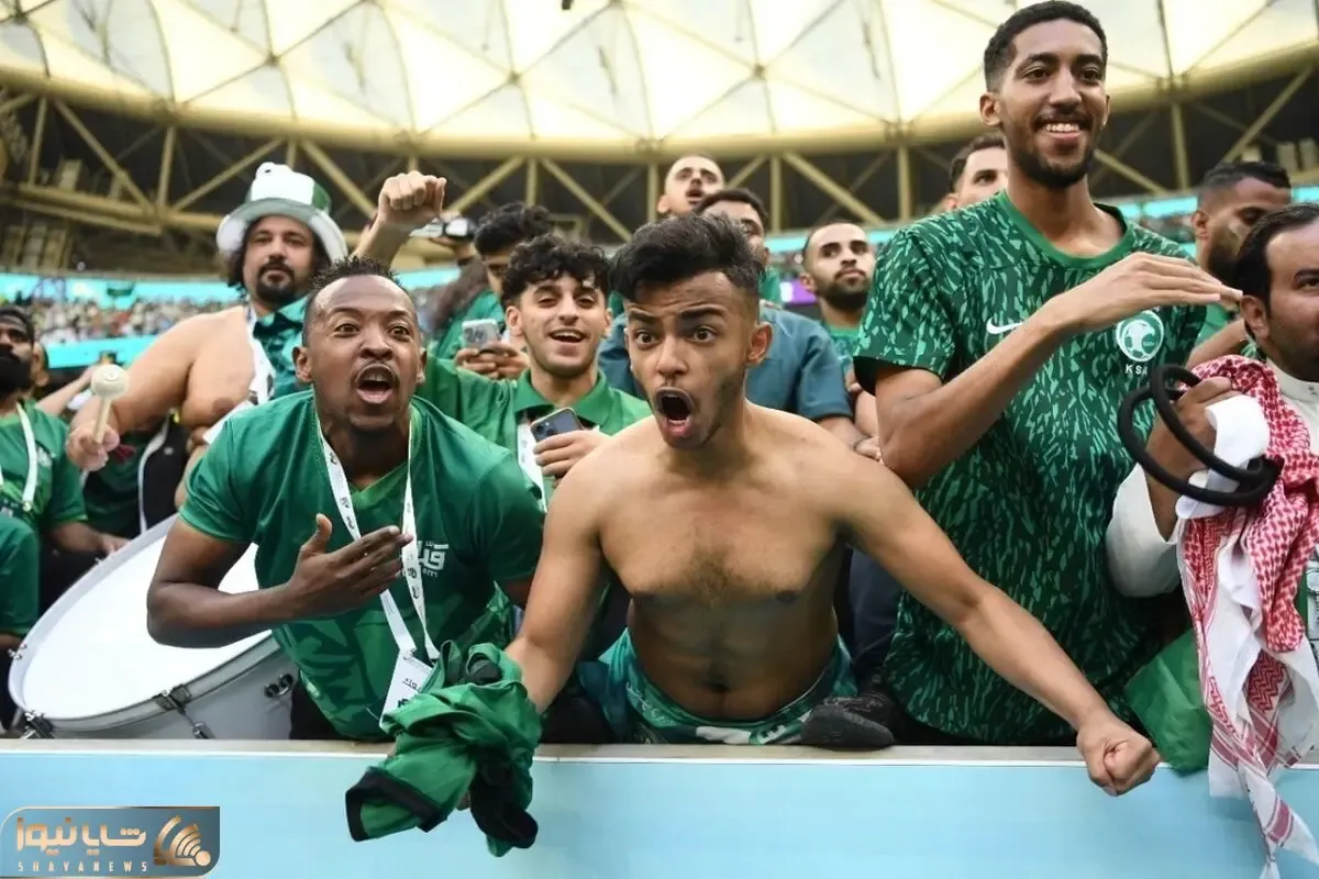 (ویدئو) خوشحالی عجیب شهروند عربستانی پس از گل دوم