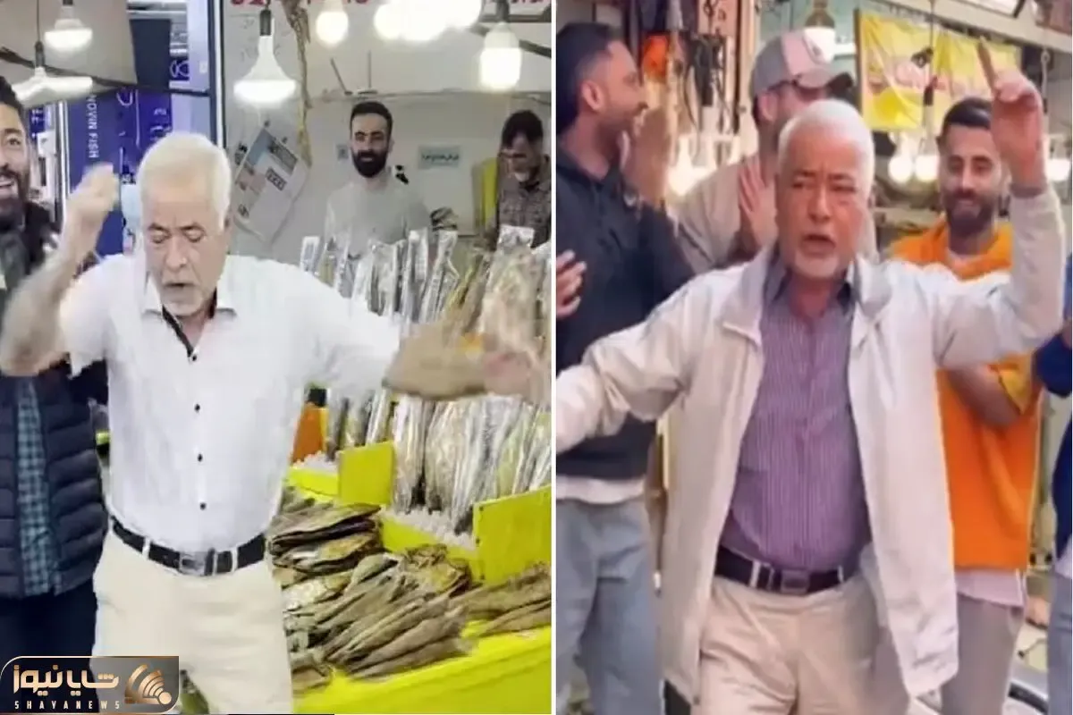 آواز ماندگار؛ صادق بوقی بعد شهرتش با آو آو آو دوباره بازار ماهی فروش های رشت برد هوا