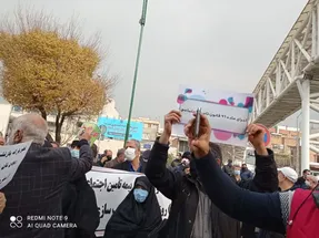 بازنشستگان تامین اجتماعی در تبریز تجمع اعتراضی کردند