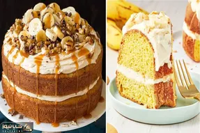 طرز تهیه کیک موزی بدون فر / یک کیک خوش طعم و ساده با پف زیاد