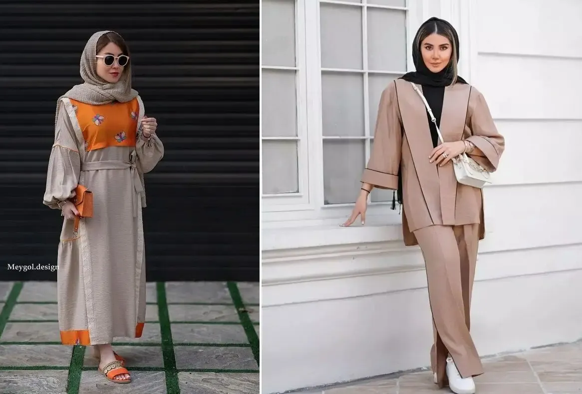 از رنگای تکراری خسته شدی؟ با مانتوی نود یه تیپ شیک و جذاب بساز؛ اصولی سِت کن