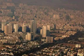 تصاویر نگران کننده از کیفیت هوای تهران یکشنبه 2 آذر
