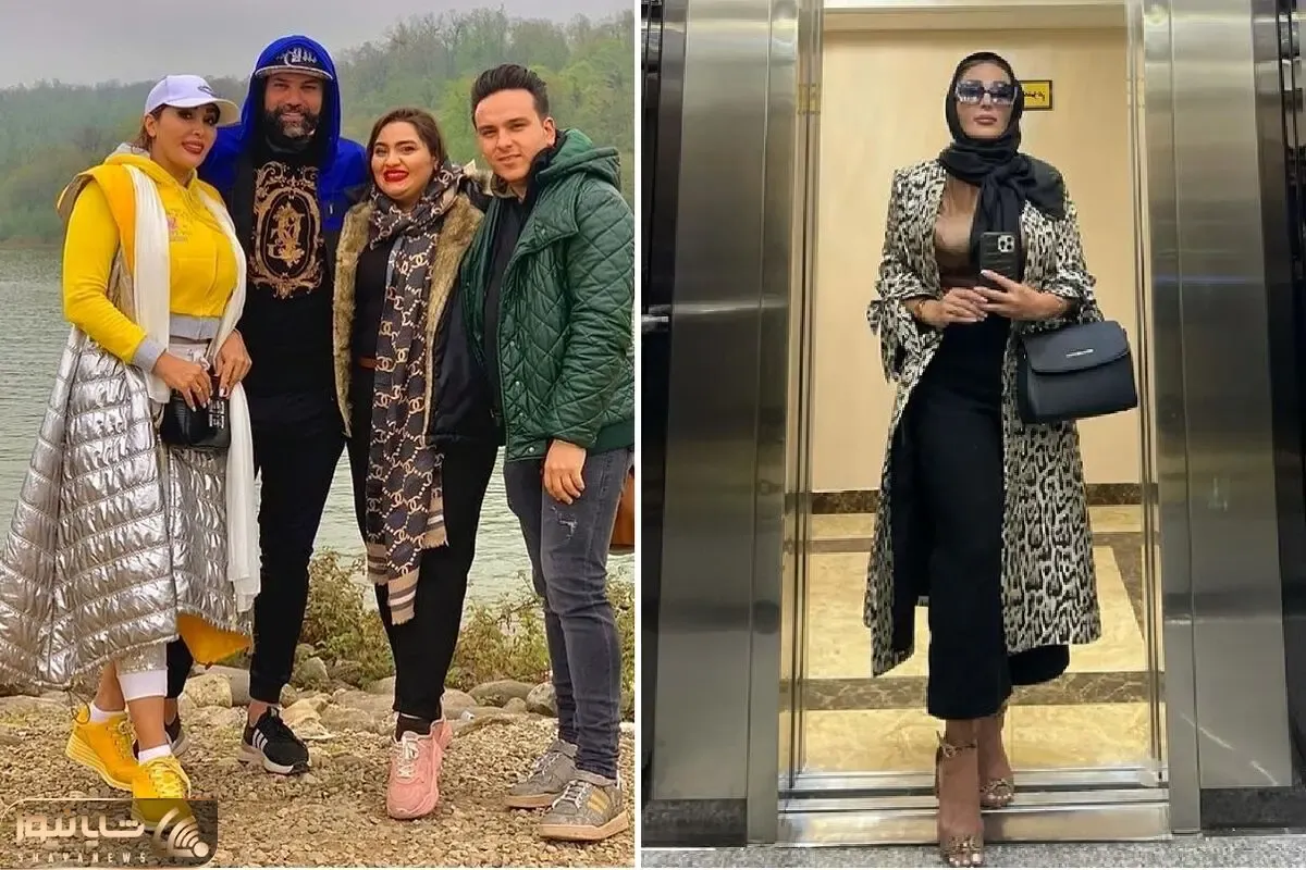 وقتی زنِ علیرضا نیکبخت با این تیپ لوکس جیب شوهرو نون کشید؛ گیساشو زده به برق!