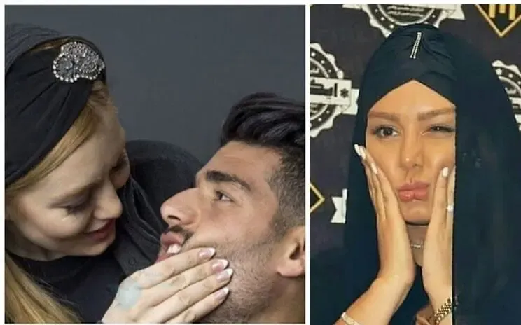 سحر قریشی و ماجرای بوسه ای که جنجالی شد+ فیلم