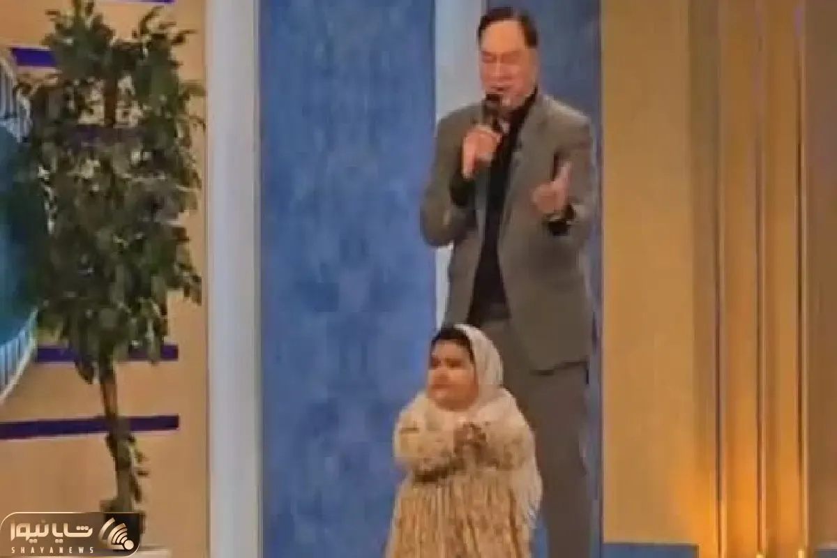 آواز شاد؛ دختر بچه تپل تیپ ننه بزرگی زده با علی اکرم بایرام اف چه رقصی میکنه همه غش