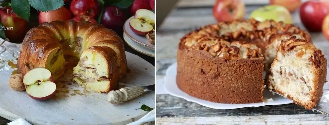 طرز تهیه کیک سیب؛ ما اوووومدیم با یه کیک میوه ای دیگه، کیکمون یه سس جذابَم داره
