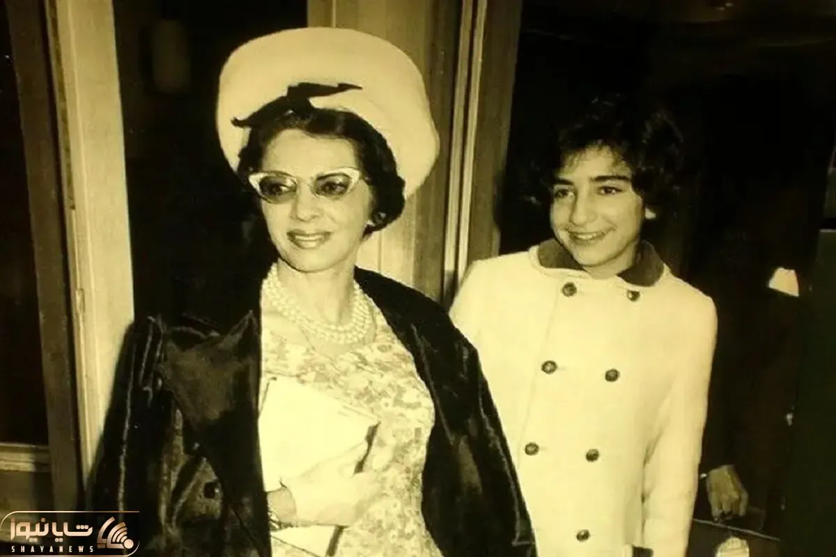 سفر به ایام قدیم سال 1348؛  شمس پهلوی و پرستار میمون‌هایش در کاخ مهرشهر